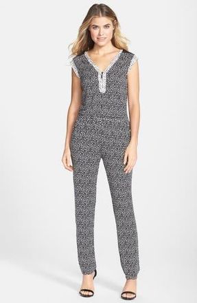 Tart Liesa Print Jersey Jumpsuit in Block Geo Twin at Nordstrom Rack, Size Small