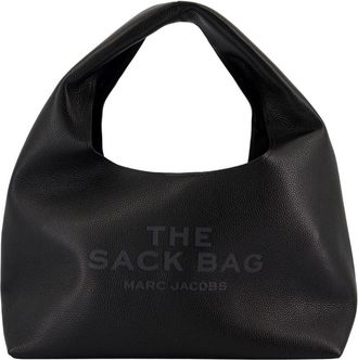 Marc Jacobs Womens Pebbled Leather Shoulder Bag Black Cowhide