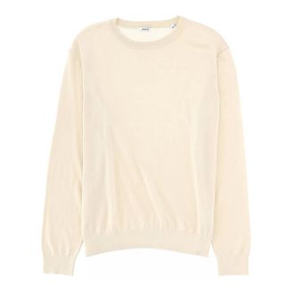 Aspesi Round-neck Knitwear, female, Beige, Size: 2XS 3242 Crewneck Sweater