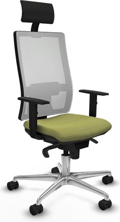 Piqueras y Crespo Silla De Oficina Horna Piqueras Y Crespo Verde Ajustable