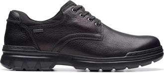 Clarks Rockie Walk GTX - Heren - Veterschoenen - Zwart - 44 1/2 EU - Leer - Schoenen