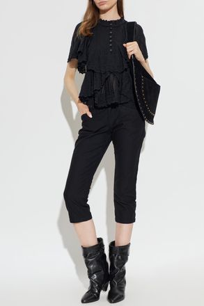 Isabel Marant Berna Trousers, Womens, Black