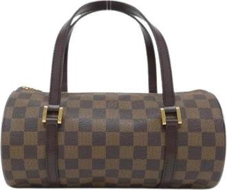 Louis Vuitton Pre-owned Handbags, female, Brown, Size: ONE SIZE Pre-owned Papillon Damier Coated Canvas Bag