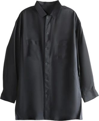 Yohji Yamamoto Camicia con tasche - Nero