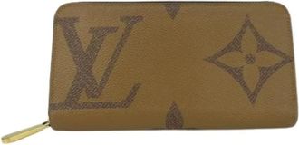 Louis Vuitton Pre-owned Wallets, female, Brown, Size: ONE SIZE Pre-owned Vintage Canvas Wallet
