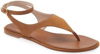 Stuart Weitzman Marley Ankle Strap Sandal in Boho Tan at Nordstrom, Size 8.5