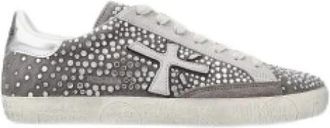 Premiata Steven Sneakers - Heren - Sneakers - Grijs - 41 EU - Leer - Schoenen