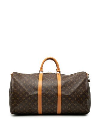 Louis Vuitton 1994 Monogram Keepall Bandouliere 55 travel bag - Brown