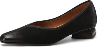 TinaCus Womens Pointed Toe Handmade Genuine Leather Comfort Slip On Flat Shoes, Black, 6 UK