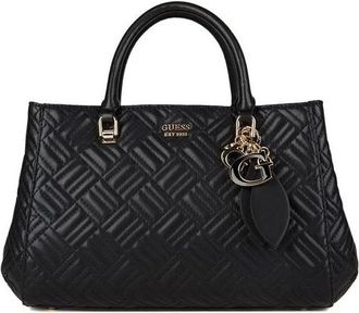 Guess Tassen, Dames, Zwart, ONE Size, Polyester, Sally Triple Comp Satchel