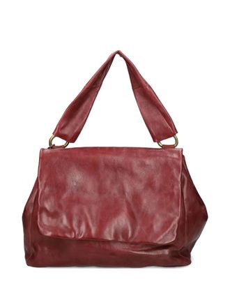 A.S.98 flap leather shoulder bag - women - Calf Leather - One Size - Red