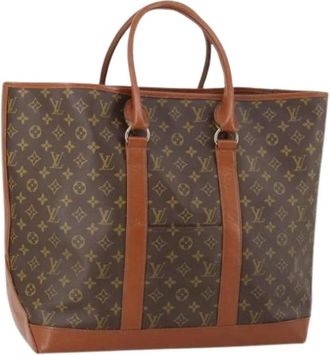 Louis Vuitton Pre-owned Tote Bags, female, Brown, Size: ONE SIZE Pre-owned Vintage Canvas Tote Bag
