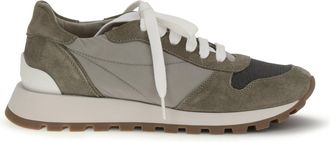 Brunello Cucinelli Womens Sneakers New Khaki Upper: Polyester Trainers