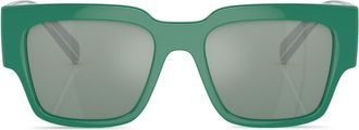 Dolce & Gabbana Eyewear DG Elastic sunglasses - unisex - Plastic/Polyamide - 52 - Green