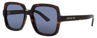 Dior Diormidnight S4I Blue Square Ladies Sunglasses CD40190I 52V 54