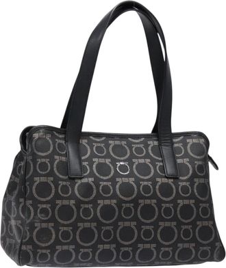 Ferragamo Gancini Tote Pvc Leather Pvc Bag (Pre-Owned)