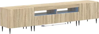 vidaXL Cabinet De Tv Led De 5 Piezas Roble Sonoma Madera De Ingenier&iacute;a Vidaxl