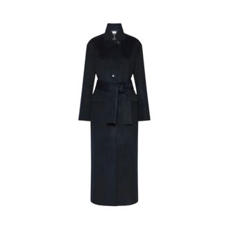 Marella Cappotto con cintura - - Coats - Donna - Blu - S