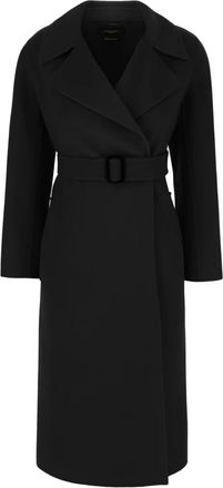 Max Mara Dames, Mantels, Zwart, Maat: XS Wol