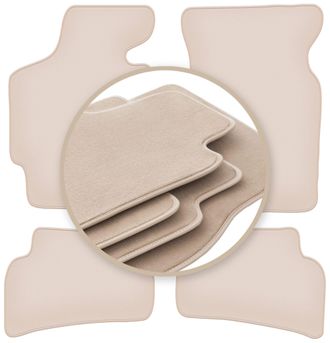 OEM Alfombrillas Beige Premium Para Mazda Xedos 6 Sed&aacute;n 1992-1999
