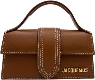 Jacquemus Pre-owned Mini Bags, female, Brown, Size: ONE SIZE Pre-owned Le Bambinou Flap Bag