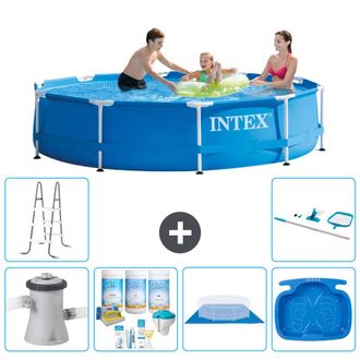 Intex Piscina Con Estructura Redonda - 305x76 Cm - 8-piezas S21021