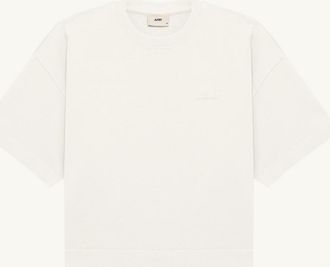 Autry T-SHIRT IN COTONE BOXY CON LOGO IN TONO DONNA