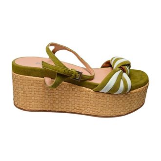 Pollini Donna, Scarpe, Verde, 36 EU, new