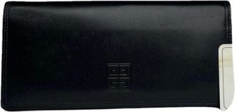 Givenchy Pre-owned Wallets, female, Black, Size: ONE SIZE Pre-owned Leather Wallet