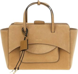 Hidesins Flap M Suede - - Bags - Donna - Marrone - ONE SIZE