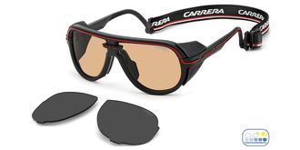 Carrera EVEREST/S BLX/Q6 Mens Sunglasses Black Size 59
