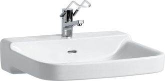 Laufen Laufen - Lavabo Pro Liberty 650 X 550 Mm, Sin Barreras Sin Orificio Para Grifer&iacute;a, Sin Rebosadero Blanco