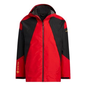 adidas Y23 Terrex Gore-Tex 3IN1 Outdoor Jacket Asia Sizing Red Black IC4948