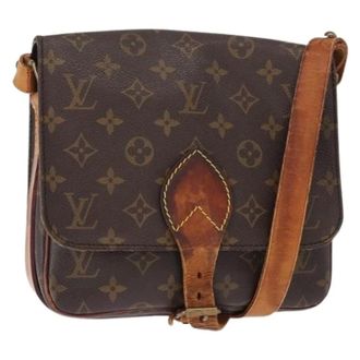 Louis Vuitton Borsa a tracolla Pre-owned in tela - - Pre-owned - Donna - Marrone - ONE SIZE