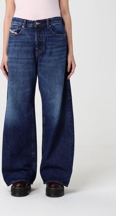 Diesel Jeans D-Sire wide-leg in denim