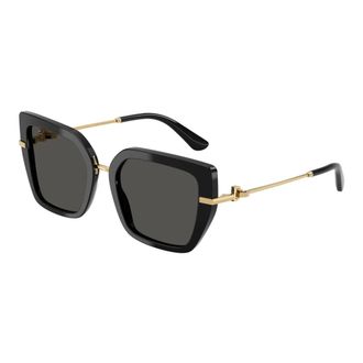 Dolce & Gabbana Sunglasses, female, Black, 53 MM, Stylish Sunglasses Dg4474 Black