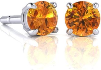 SuperJeweler 1 Carat Gemstone Stud Earrings In Gold-Classic Solitaire Gemstone Earrings All Gemstone Options