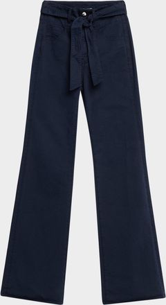 Veronica Beard Rosanna Corset Belted Pants