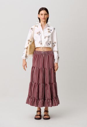 Claudie Pierlot Chemise fleurs et sequins