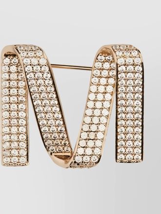 Max Mara logo brooch