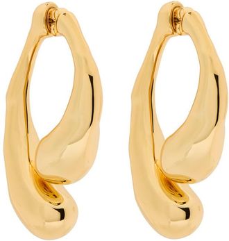 Alexis Bittar Alexis Bittar Molten Front-back 14kt Gold-plated Drop Earrings - One Size