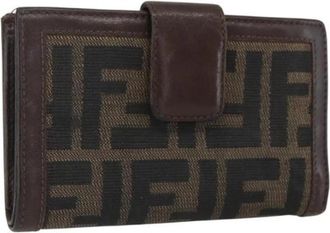 Fendi Pre-owned Wallet - Dames - Vintage Accessoires - Bruin - ONE Size - Leer - Vintage