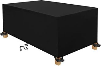 OEM Funda Para Muebles De Jard&iacute;n, Funda Rectangular Para Mesa De Jard&iacute;n, Funda Protectora Para Muebles, Lona Impermeable Y Resistente A Los Rayos Uv Para 