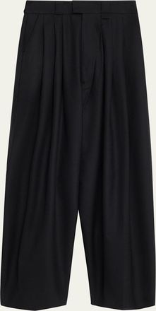 Willy Chavarria Mens Pleated Wide-Leg Trousers