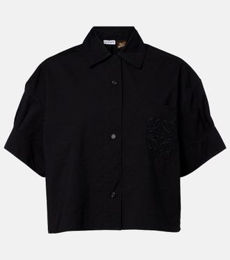 Loewe Paulas Ibiza Anagram cotton-blend shirt