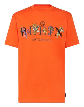 Philipp Plein Jersey T-shirt Round Neck SS Tattoo