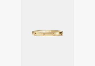 Kate Spade New York Spade Flower Hinged Bangle