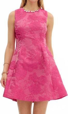 Entro Charlotte Floral Dress In Pink