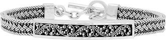 Lois Hill Silver Id Bracelet