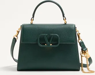 Valentino Garavani Valentino Garavani Vsling Small Handbag In Grainy Calfskin Wo